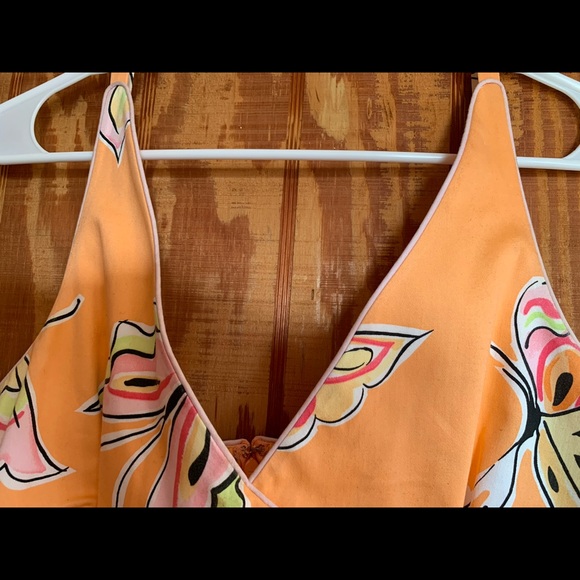 Becky & Max Bright Butterfly Spaghetti Strap Dress - Picture 9 of 11